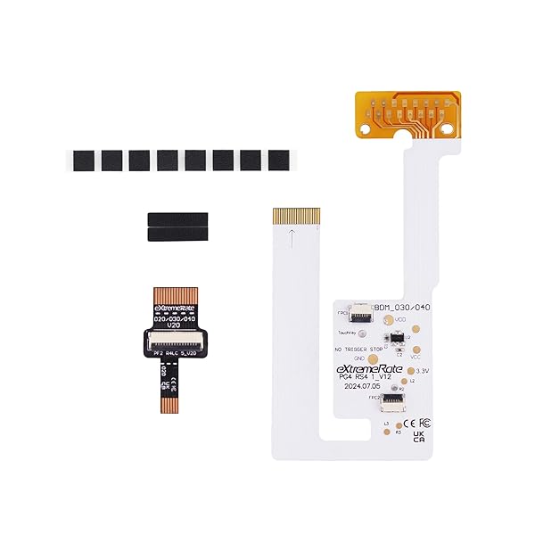 ps5コントローラーBDM-030/040/050対応eXtremeRate RISE V3&RISE4 V3リマップキット用交換メインFPCリボンケーブル＆カスタムDIYテープ-コントローラーおよびその他のRISEアクセサリーは含まれていません
