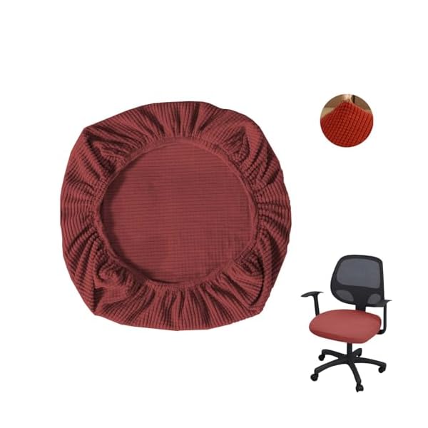 LIKENNY 椅子カバー オフィスチェアカバー 座面カバー 滑り止め 取り外し可能 洗濯可 汚れ防止 無地 伸..