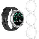 Lamshaw for Polar Ignite ケース, シリコーン TPU ケース カバー 対応 POLAR (ポラール) Polar Ignite GPS フィットネス ウォッチ (3枚入り-クリア+クリア+クリア)(2)