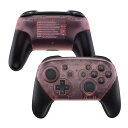 eXtremeRate プロコン switchに対応用フェースプレートとバックプレート、クリア素材のスイッチ プロコンに対応用DIY交換ハウジングケース(switch proコントローラーは含まれていません。)【チェリーピンク】(2)