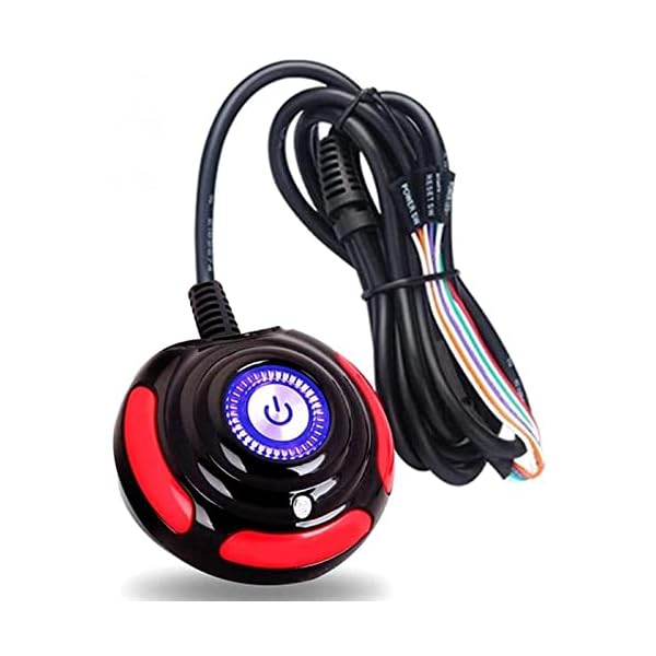 YFFSFDC PC電源代替えボタン PC電源スイッチ 外付け電源ボタン パソコンリセットスイッチ デスクトップコンピューターケース用 電源ランプ HDDランプ リセット ケーブル 電源指示ライト 接触不良の代替用 パソコン用 1.6M 両面テープ