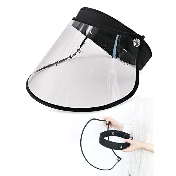 [GOKEI] レインバイザー 【薄くなる 曇らない 水滴付かず】 レインハット 自転車 雨 レイン 帽子 クリ..