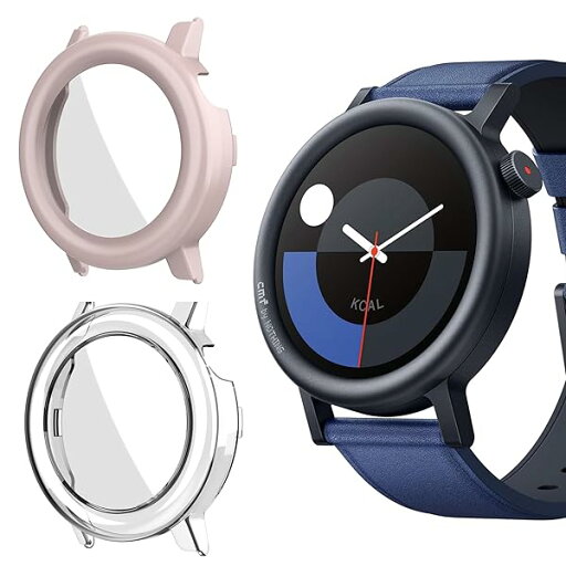 Lamshaw for CMF Watch Pro 2 ハードケース、強化ガラススクリーンプロテクター、PCケース 耐衝撃カバー 傷防止 耐衝撃 CMF Watch Pro 2スマートウォッチ専用 (ピンク+クリア) Lamshaw for CMF Watch Pro 2 ハードケース、強化ガラススクリーンプロテクター、PCケース 耐衝撃カバー 傷防止 耐衝撃 CMF Watch Pro 2スマートウォッチ専用 (ピンク+クリア)