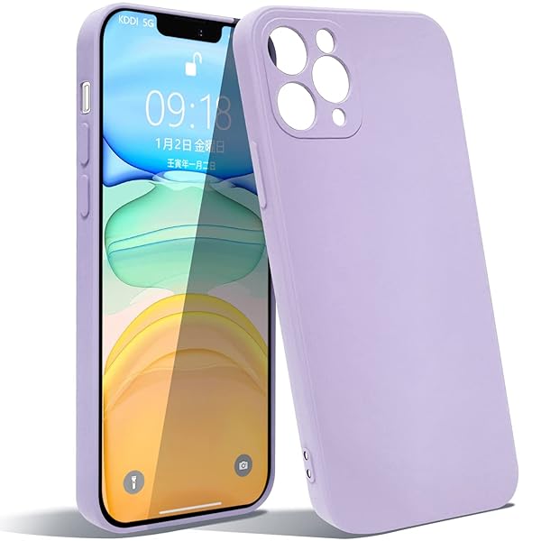 iphone11 pro max ケース アイフォン11pro max スマホケース カバー マット感 液体シリコン 耐衝撃 指..