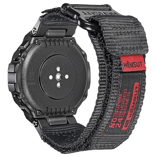  時計バンド Huami Amazfit T-Rex 2用バンド スマートウォッチバンド 替えバンド 通気性がよく 汗をかきにくいナイロン替えばんど