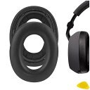 Geekria イヤーパッド QuickFit 互換性 パッド ビーアンドダブリュ Bowers & Wilkin PX7 ヘッドホンに対応 パッド イヤー/イヤーカップ (プロテインレザー/黒)