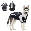CuteBone 犬猫服 ジャケット - 防水・暖かいペットコート・小型犬・中型犬用・便利なマジックテープ付き・アウトドア散歩に最適な冬服・リード通し穴付き・快...