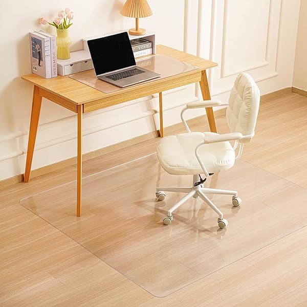 チェアマット エンボス加工 透明 床保護マット 床傷防止 80*120cm 厚さ1.5mm PVC 床を保護 机下/椅子/フロア/畳/床暖房対応/オフィス フロアマット