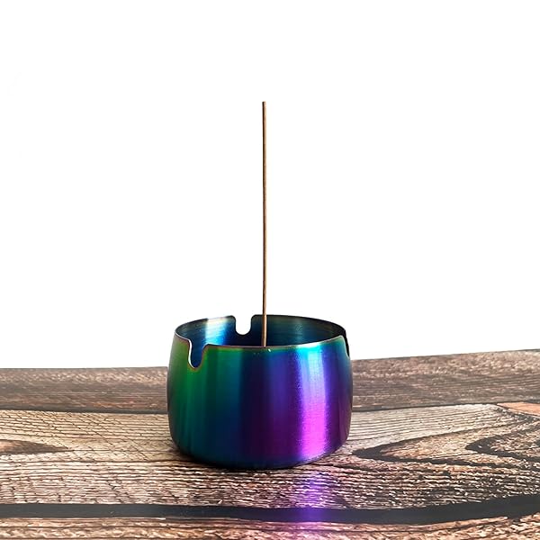 MOICUU お香立ておしゃれ 線香立て 仏壇用 お香立て インテリア香炉 金属製 ミニ アロマ せんこうたて..