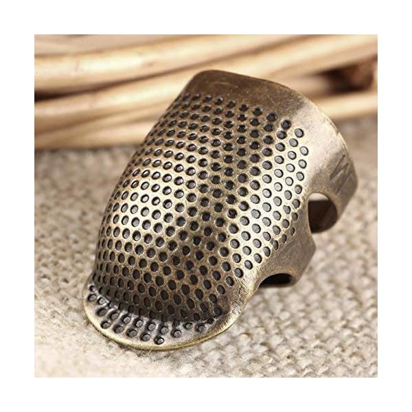 指ぬき シンブル 手芸 裁縫 道具 指プロテクター 滑り止め M