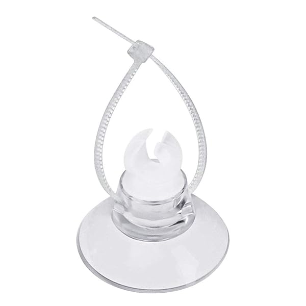 Pawfly 20個パック 水族館 吸盤 クリップと調節可能なジップタイケーブル付き 水槽ツール 苔を縛るため 航空会社のチューブの装飾 エビの巣と爬虫類のハンモック