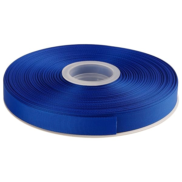 AVANAVA 幅16mm ポリエステル グログラン リボン 縦長45m #352.ブルー