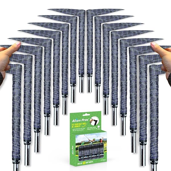 Alien Pros ゴルフラッピングテープ（16個パズル）マジック - 革新的なゴルフクラブグリップソリューシ..