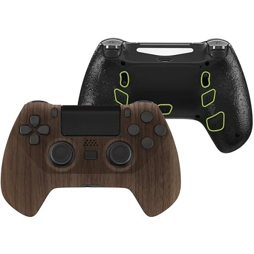 eXtremeRate ps4コントローラーJDM-040/050/055に対応して設計されたユニークな交換シェル(DTC)、アップグレードボード&人間工学に基づいたシェル&バックボタン&トリガーストップ(コントローラーは含まれていません!)【木地デ eXtremeRate ps4コントローラーJDM-040/050/055に対応して設計されたユニークな交換シェル(DTC)、アップグレードボード&人間工学に基づいたシェル&バックボタン&トリガーストップ(コントローラーは含まれていません!)【木地デ
