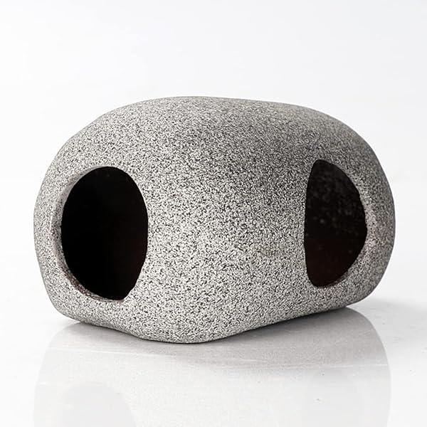 MUYYIKA アクアリウム オブジェ オーナメント 水槽 陶器 洞窟 エビ 隠れ家 ミニ 小型 オブジェ 水族館 飾り 熱帯魚 水槽 アクセサリー 置物 かくれ家