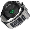 GARMIN ガーミンベルト 22MMナイロンスポーツバンド Garmin Fenix 7 Solar / Fenix 7 Sapphire Solar / EPIX 2 / Fenix 5 / Fenix 5 Plus / Instinct / M