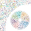 PH PandaHall 960個 ビーズ手芸 シードビーズ 4mm ガラス製 8色 夏のブレスレット 小さなクラフトビーズ 丸形 DIY用品 クラフト 手芸用品 ジュエリー用 アクセサリーパーツ