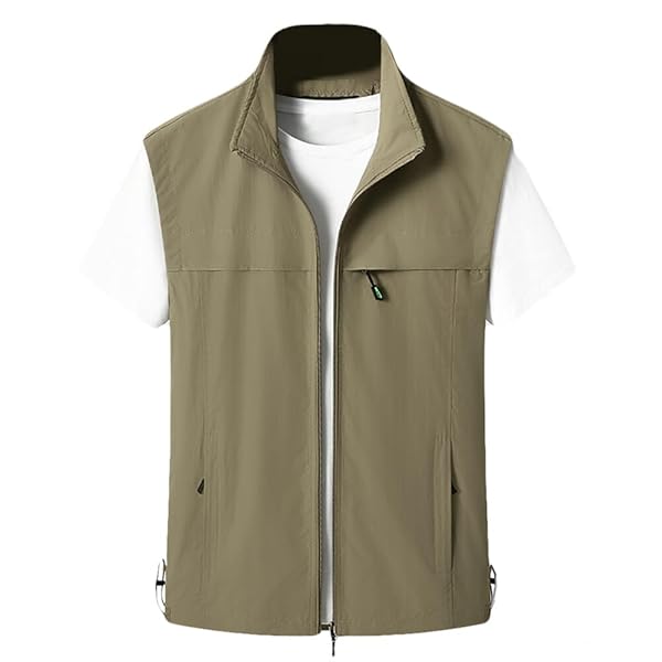 [AOWOFS] メンズベスト メンズ フィッシングベスト UVカット ベスト カメラマンベスト おしゃれ オールシーズン 防紫外線 速乾通気 ジャケットアウトドア 釣り用 撮影用 多機能 大きいサイズ