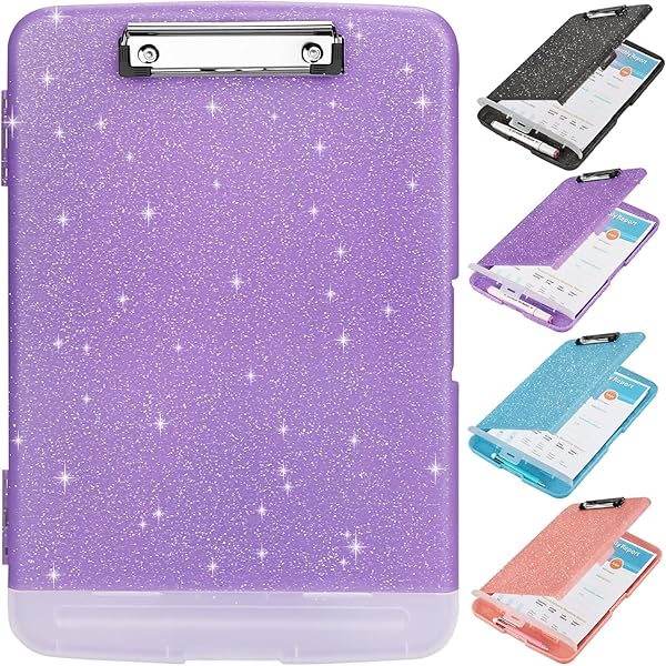 SFLHHDM クリップボード a4 二つ折り A4 バインダー 可愛い クリアファイル a4 収納付き 多機能 クリップボードフォルダ 壁掛け ペンホルダー 付き メモ帳 防水 書類ケース 大容量 プラスチック ファイルケース おしゃれ 持ち運び(3)