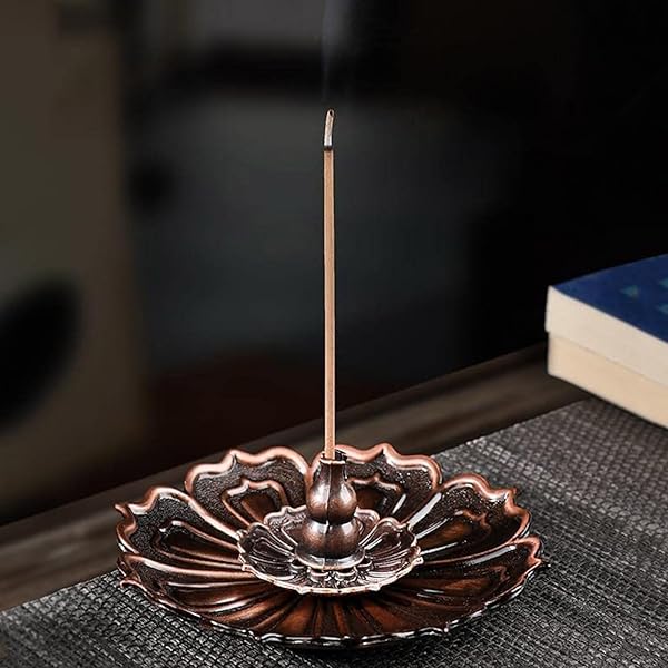 MOICUU お香立ておしゃれ 線香立て 仏壇用 線香 お香立て インテリア香炉 金属製 ミニ お線香立て アロマ せんこうたて仏壇用 インセンスホルダー 線香炉 お香立 ホルダー ミニ仏壇 シンプル お香置き 心を落ち着かせてくれる 癒しグッズ ヨ