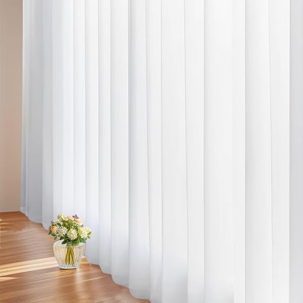 YKFN レースカーテン 透けない 2枚組 丈230cm 幅100cm レースカーテン 遮光 外から見えにくい 夜も透けない レース 小窓 UVカット 断熱 遮熱 遮像 保温 日焼け防止 目隠し 北欧 おしゃれ 可愛い アジャスターフック付き 無地