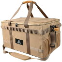 YOGOTO キャンプ ソフトコンテナ 収納ボックス ギアボックス ツールボックス 36L 60L トランク収納 大容量 車載収納 ソロ用 底面防水 仕切り付き 折り畳み式 工具バッグ メッシュポケット付き デージーチェーン付き ショルダーストラップ