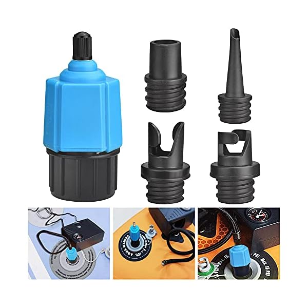 EMAGEREN バルブアダプター sup 空気入れ アダプター sup バルブアダプター ポンプアダプター SUP 4ノ..