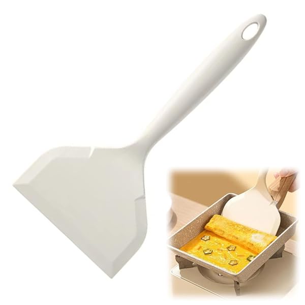 Jravez シリコン ヘラ 耐熱 フライ返し スパチュラ 調理器具 チヂミ 玉子焼き 菜炒め用 キッチンツール..