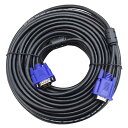 カモン アナログRGBディスプレイケーブル/高級極細タイプ/ダブルコア付/30m【S-VGA300】(2)