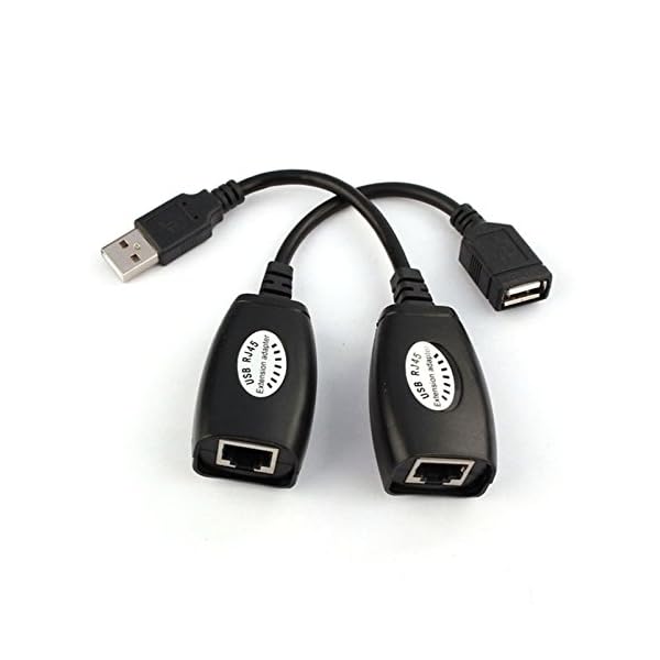 JsER USB拡張エクステンダーアダプタ最大150 ft Using cat5 rj45 LANケーブル
