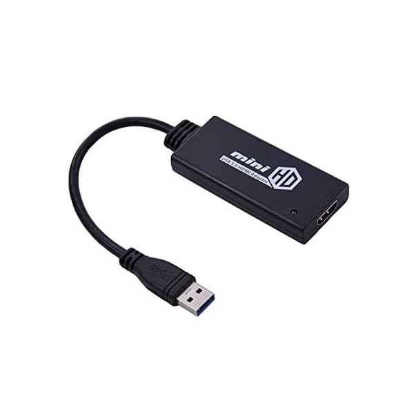 USB 3.0 to HDMI 変換 ケーブル Windows対応 マルチディスプレイ 増設 外付け アダプタ 1080P 音声出力 コネクタ