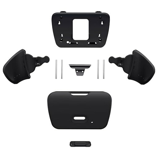 eXtremeRate ライズリマップキットに対応用再設計されたピュアカラーのK1K2バックボタンハウジングケース、コントローラー、ライズリマップボード、フレックスケーブルは含まれていません、ps5コントローラー全モデルに対応します【ソリッドブラック eXtremeRate ライズリマップキットに対応用再設計されたピュアカラーのK1K2バックボタンハウジングケース、コントローラー、ライズリマップボード、フレックスケーブルは含まれていません、ps5コントローラー全モデルに対応します【ソリッドブラック