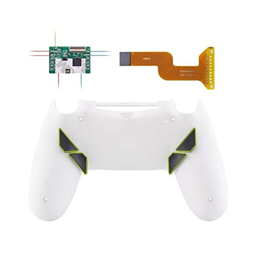 コントローラー本体ではなく、eXtremeRate ps4コントローラー(JDM-040/050/055)に対応用Dawnプログラマブルリマップキット(ピュアカラー)、アップグレードボードと再設計されたバックケースと4つのバックボタンが備えます【白】 コントローラー本体ではなく、eXtremeRate ps4コントローラー(JDM-040/050/055)に対応用Dawnプログラマブルリマップキット(ピュアカラー)、アップグレードボードと再設計されたバックケースと4つのバックボタンが備えます【白】