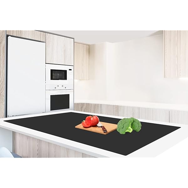 Aechy 調理台保護マット 特大 シリコンマット 120×60cm キッチンカウンタープロテクターマット 厚さ2mm 耐熱 柔軟 カット可能 滑り止め 傷防止...