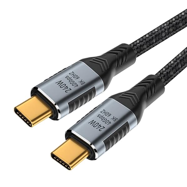 CY 20 cm USB-C 240 W USB 4ケーブル40 Gbps USB 3.1 100 W8K@60Hz5 K USB 4.0 Type-CからType-Cパブリックサポートデータビデオ電源