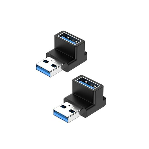 YFFSFDC usb変換アダプタ USB 3.0 アダプタ L型 2個セット 10Gbps高速データ伝送 usb l字/type a l字 小型 軽量 usb3.0オス usb3.0メス 変換アダプタ YFFSFDC usb変換アダプタ USB 3.0 アダプタ L型 2個セット 10Gbps高速データ伝送 usb l字/type a l字 小型 軽量 usb3.0オス usb3.0メス 変換アダプタ