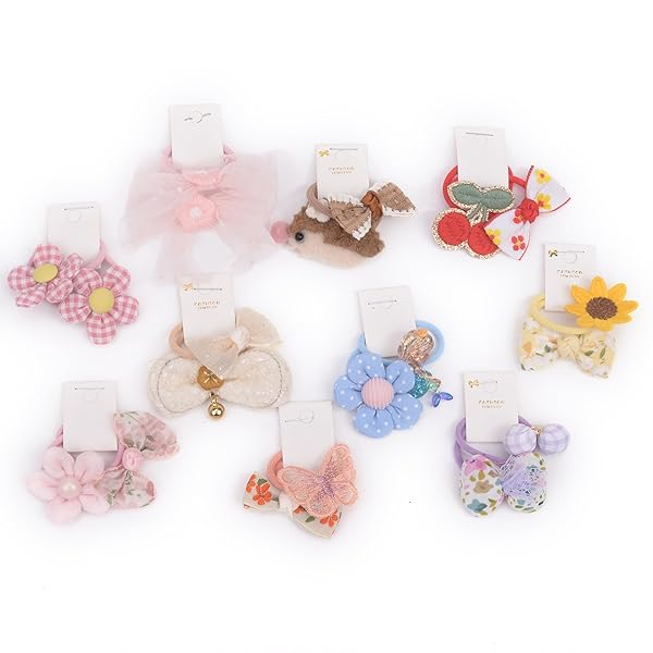 BIANHUAN ヘアゴム 子供 キッズ おしゃれ ヘアアクセサリー ベビー 髪ゴム 痛くない ゴム 髪 子供 リボン 女の子 子供用ヘアゴム 幼児 ヘアゴム 赤ちゃん ヘアアクセ 髪飾り 子ども ベビー髪ゴム おしゃれ かわいい 20点セット 保育