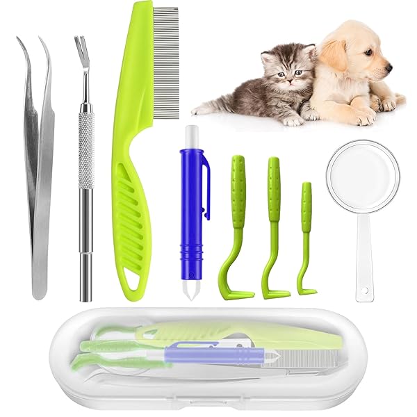 のみとりコーム ペット ダニ取り ツイスター ピンセット 犬 猫 ノミ取りブラシ くし ティック除去 ダニ..