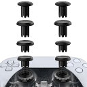 eXtremeRate ps5コントローラー対応用ThumbsGear V3交換可能なエルゴノミックサムスティック、ps4コントローラー対応用交換アナログサムスティック-4段階の高さ調整が可能な凸型&凹型グリップジョイスティック【ブラック】(2)
