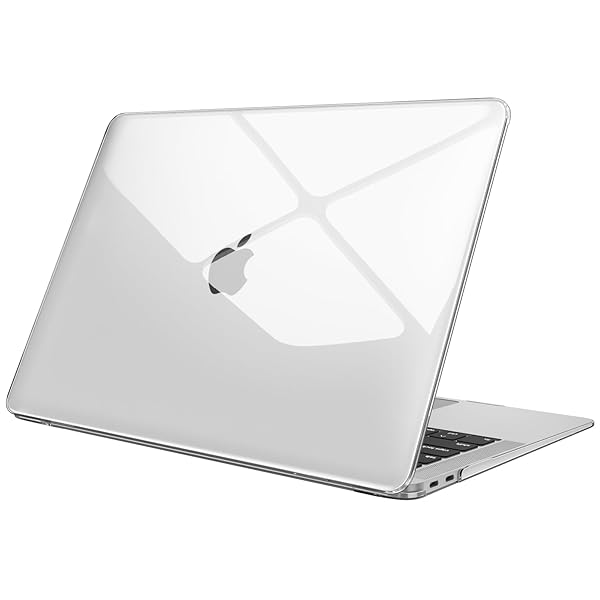 Fintie MacBook Air 13 ケース 保護ケース 2018 2019 2020 2021 発売 13インチ PC 薄型 軽量 耐衝撃性 傷防止 排熱口設計 透明 おしゃれ (モデル番号A2179 / A1932 / A2337 (M1)