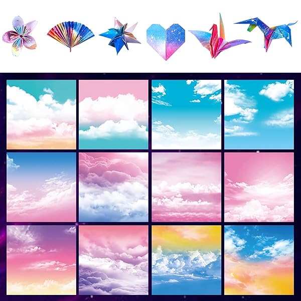 折り紙 【150枚】おりがみ 折り紙ケース 星折り紙 子供 手作り 紙吹雪 折り紙 グラデーション 両面 カ..