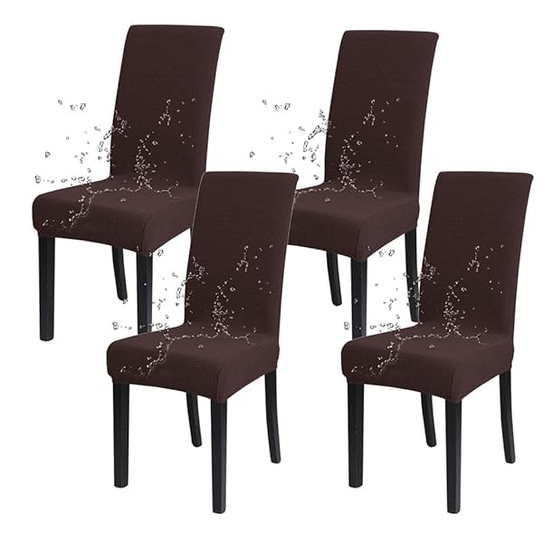椅子カバー チェアカバー 4枚 ダイニング 防水性 伸縮素材 耐久性 汚れ防止 加厚 洗える 家庭 ホテル ウェディング 結婚式洗える 取り外し可能