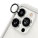 RHINOSHIELD iPhone 13 Pro/iPhone 13 Pro Max カメラレンズプロテクター - 9H 強化ガラス 高い透明度 傷を防ぐ - シルバー