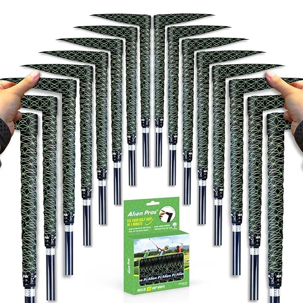 Alien Pros ゴルフラッピングテープ（16個キュービック）マジック - 革新的なゴルフクラブグリップソリ..