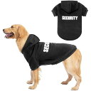 BINGPET 犬 服 ペット服 おしゃれ 犬の服 犬 パーカー フーディー 通気性 犬洋服 シャツ 秋冬衣装 春 ベスト スポーツ服 柔らかさ 薄く 袖あり お散歩 ポリエステル 犬用服 ドッグウェア タンクトップ SECURITY セキュリティ