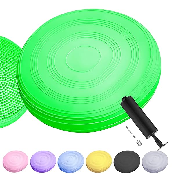 Vencede バランスクッション バランスディスク 体幹トレーニング 運動不足を解消 ポンプ付き 耐荷重150..