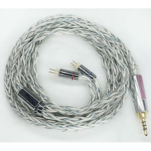 【JSHiFi-Zeus】2pin2.5mmリケーブル8芯 単結晶銅銀メッキ2pinイヤホンアップグレードケーブル 2.5mmイヤフォン交換ケーブル (2pin2.5mm) 【JSHiFi-Zeus】2pin2.5mmリケーブル8芯 単結晶銅銀メッキ2pinイヤホンアップグレードケーブル 2.5mmイヤフォン交換ケーブル (2pin2.5mm)