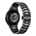 LanQii バンド Samsung Galaxy Watch FE/Galaxy Watch 6 Classic (43/47mm)/Watch 7/6/5 /4 (40/44mm) /Watch 5 Pro 45mm 対応 ステンレスメタル ワン
