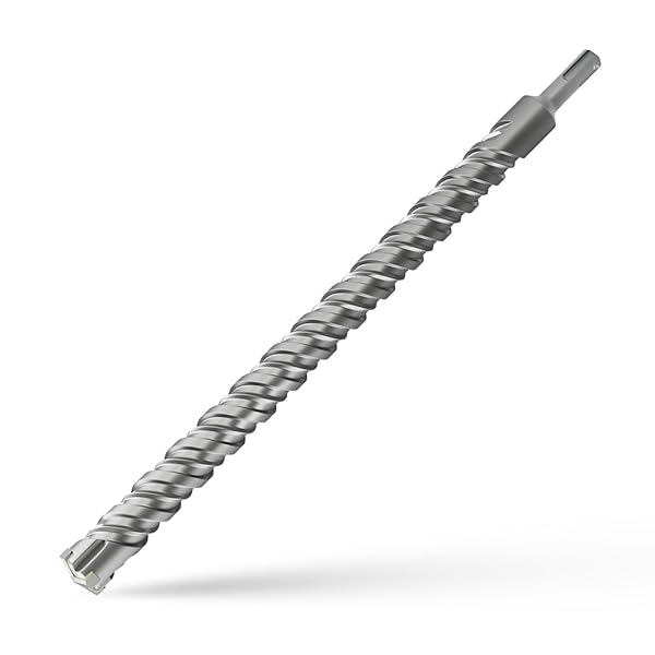 CSOOM コンクリートドリル クロスヘッドデザイン プロ用超硬(SDSプラスシャンク) ドリルビット，石材、..