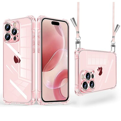 iPhone 16 Pro 用 ケース クリア ショルダー 調節可能 肩がけ 首掛け 紐付き 斜めが アイフォン 16 Pro 用け スマホケース 耐衝撃 傷防止 iPhone16Pro 用 カバー TPU 薄型 軽量 ストラップ付き Qiワイヤレス iPhone 16 Pro 用 ケース クリア ショルダー 調節可能 肩がけ 首掛け 紐付き 斜めが アイフォン 16 Pro 用け スマホケース 耐衝撃 傷防止 iPhone16Pro 用 カバー TPU 薄型 軽量 ストラップ付き Qiワイヤレス